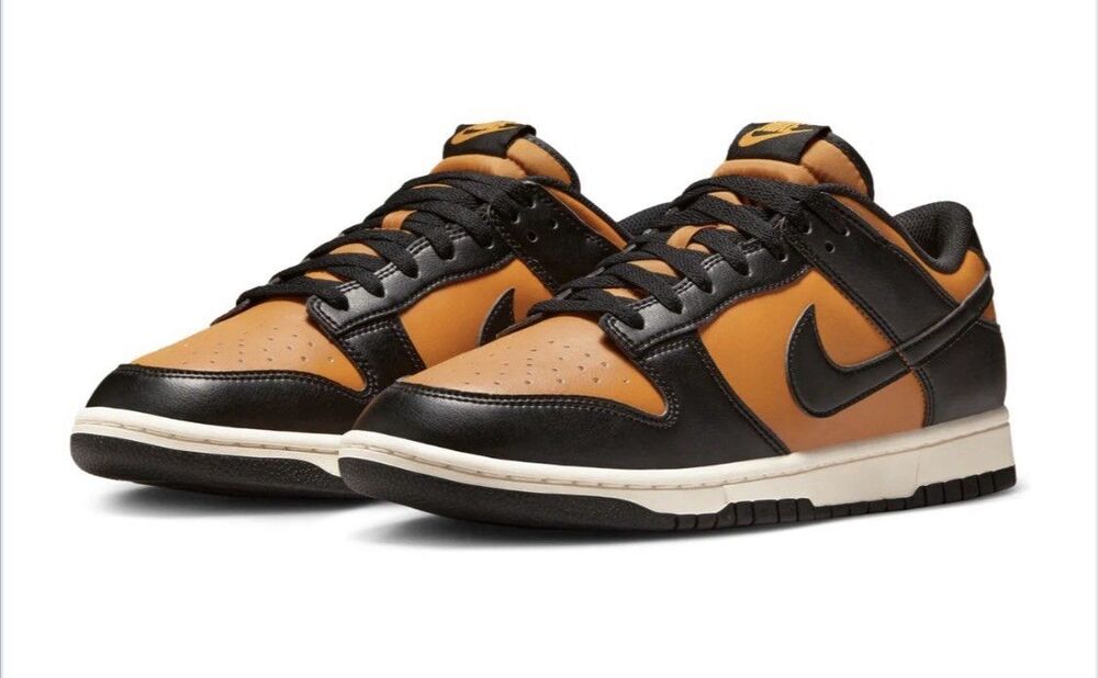 Nike Dunk Low Retro Desert Ochre Black Pale Ivory Men 9.5 HF5441-701 (042)